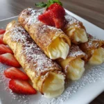 Cheesecake Egg Rolls Dessert – Crispy, Creamy & Totally Irresistible!