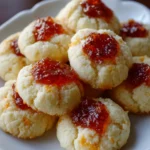 Cheesy Thumbprint Appetizers with Hot Pepper Jelly – Buttery, Savory & Sweet-Heat Perfection!