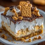 Peanut Butter Layered Delight – Creamy, Rich & Pure Dessert Bliss!