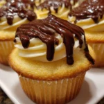 Boston Cream Pie Cupcakes – Creamy, Chocolatey & Bakery-Style Bliss!