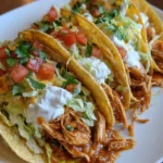 Slow Cooker Ranch Chicken Tacos – Juicy, Zesty & Weeknight-Perfect!