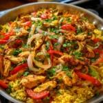 Chicken Fajita Rice – Bold, Colorful & Packed with Tex-Mex Flavor!