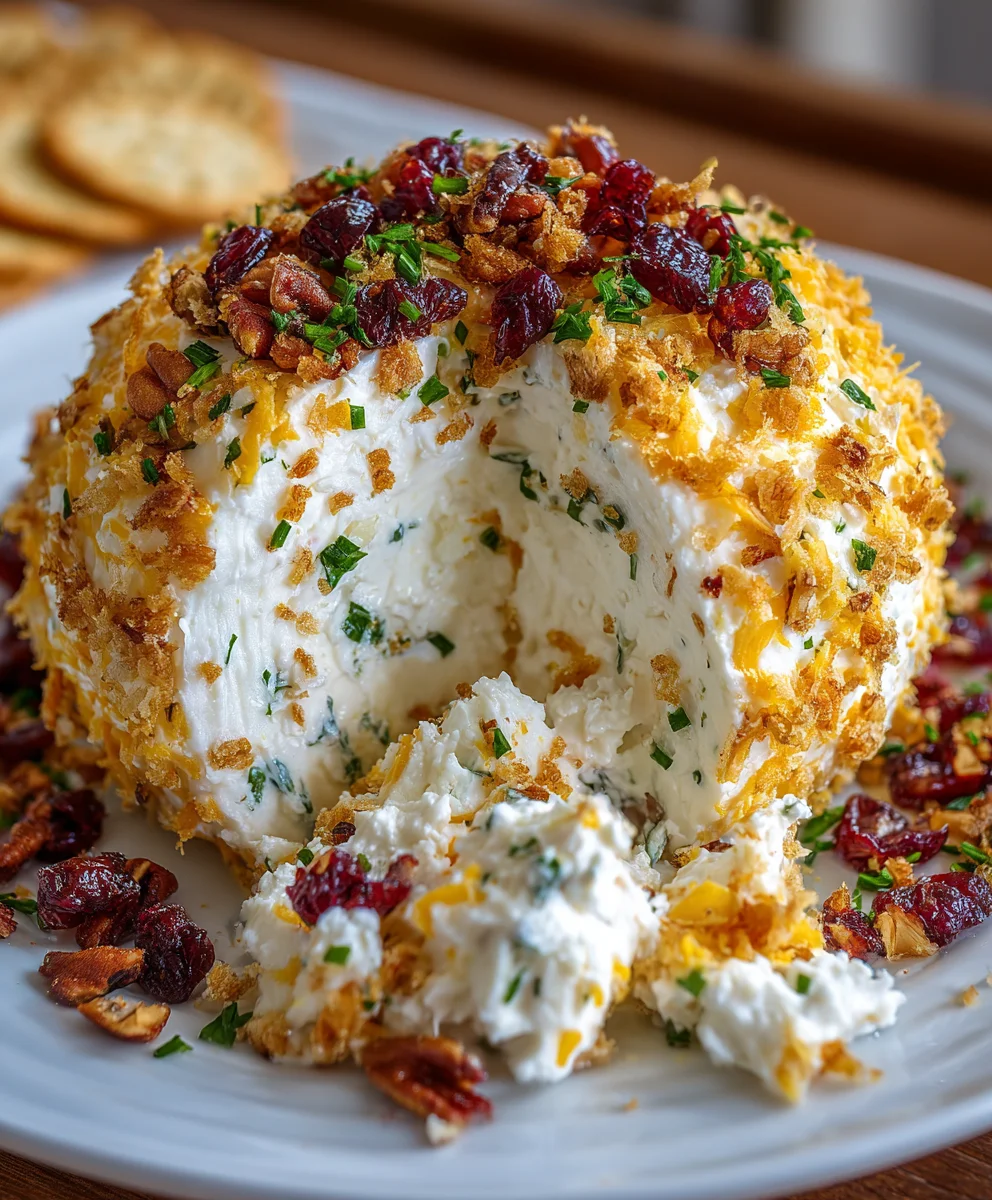 Easy Cheese Ball Party Snack – Creamy, Flavor-Packed & Always a Hit!