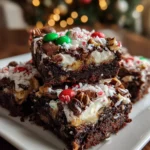 Christmas Magic Layer Brownie Bars – Decadent, Festive & Pure Holiday Indulgence!