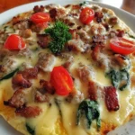 Breakfast Flatbreads with Sausage & Bacon – Crispy, Savory & Morning-Perfect Comfort!