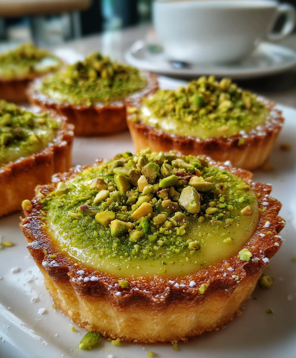 Mini Pistachio Tartlets – Elegant, Nutty & Perfectly Bite-Sized!