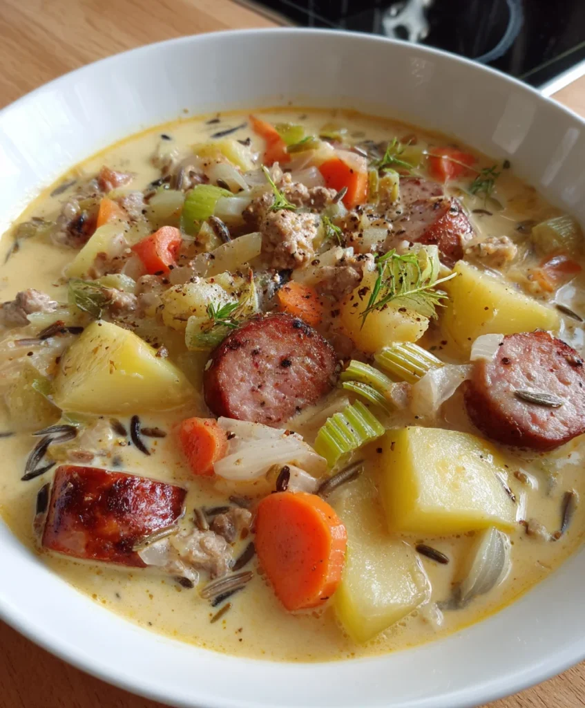 Potato and Sausage Chowder – Creamy, Hearty & Comfort in Every Spoonful!