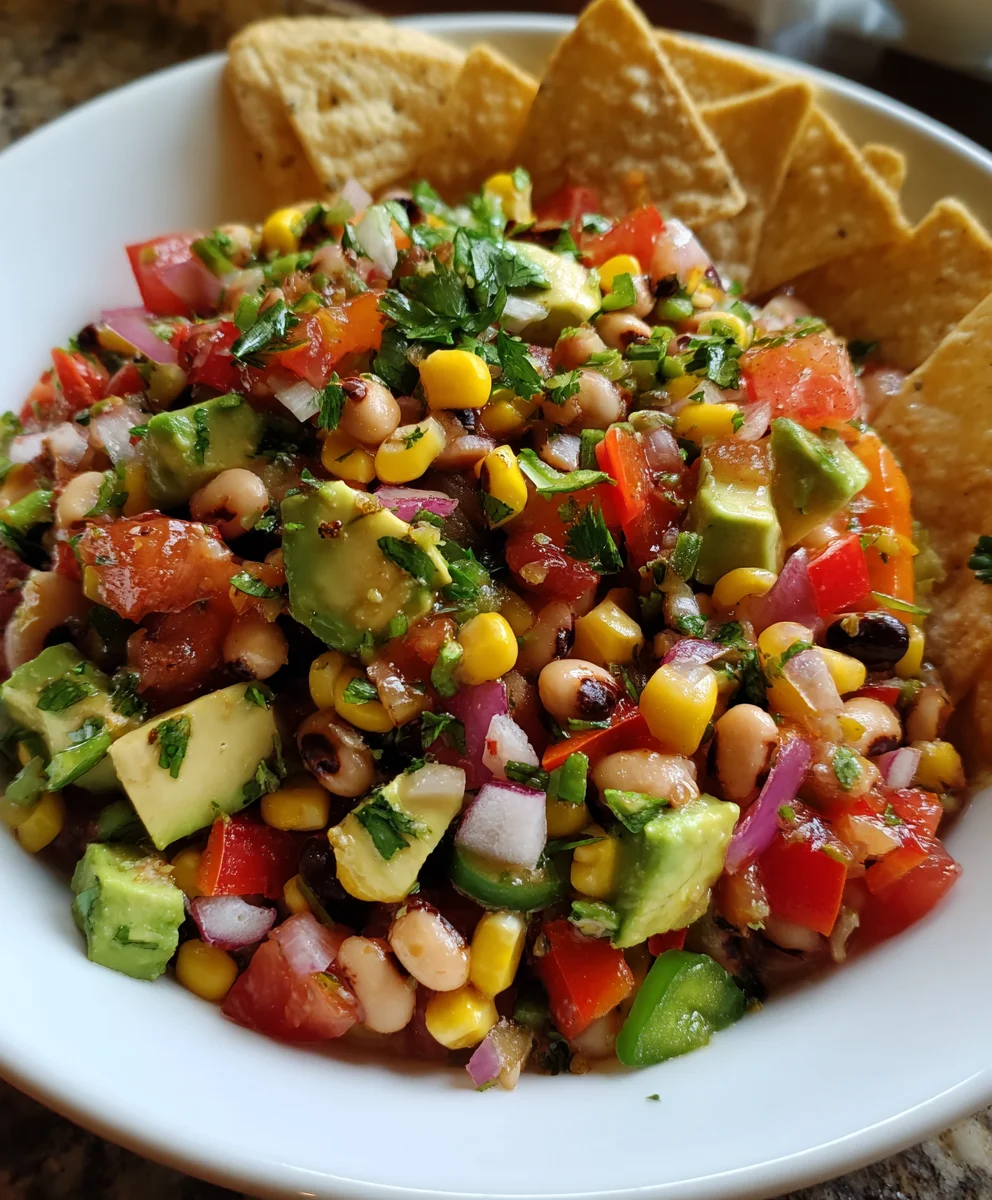 Ultimate Cowboy Caviar Dip – Fresh, Zesty & Loaded with Tex-Mex Flavor!