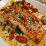 Creamy Tuscan Marry Me Salmon – Rich, Velvety & Irresistibly Romantic!