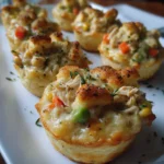 Muffin Tin Chicken Pot Pie – Cozy, Creamy & Adorably Bite-Sized!