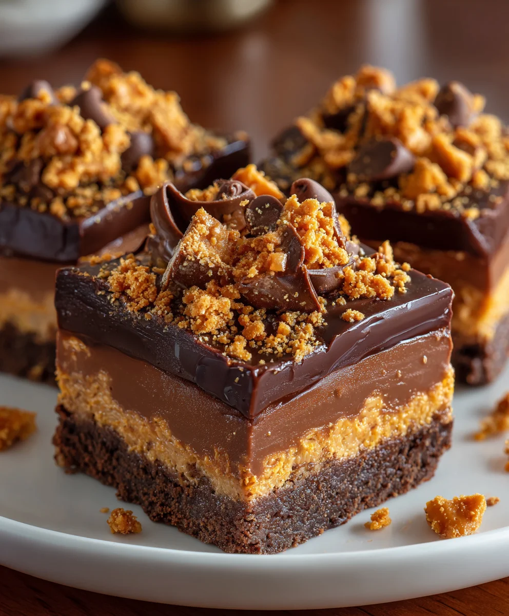 Butterfinger Chocolate Fudge Squares – Rich, Crunchy & Candy-Lover’s Dream!
