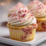 Candy Cane Peppermint Cupcakes – Sweet, Minty & Holiday-Ready Delight!