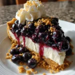 Blueberry Crumble Cheesecake Pie – Creamy, Fruity & Perfectly Crumbly Bliss!