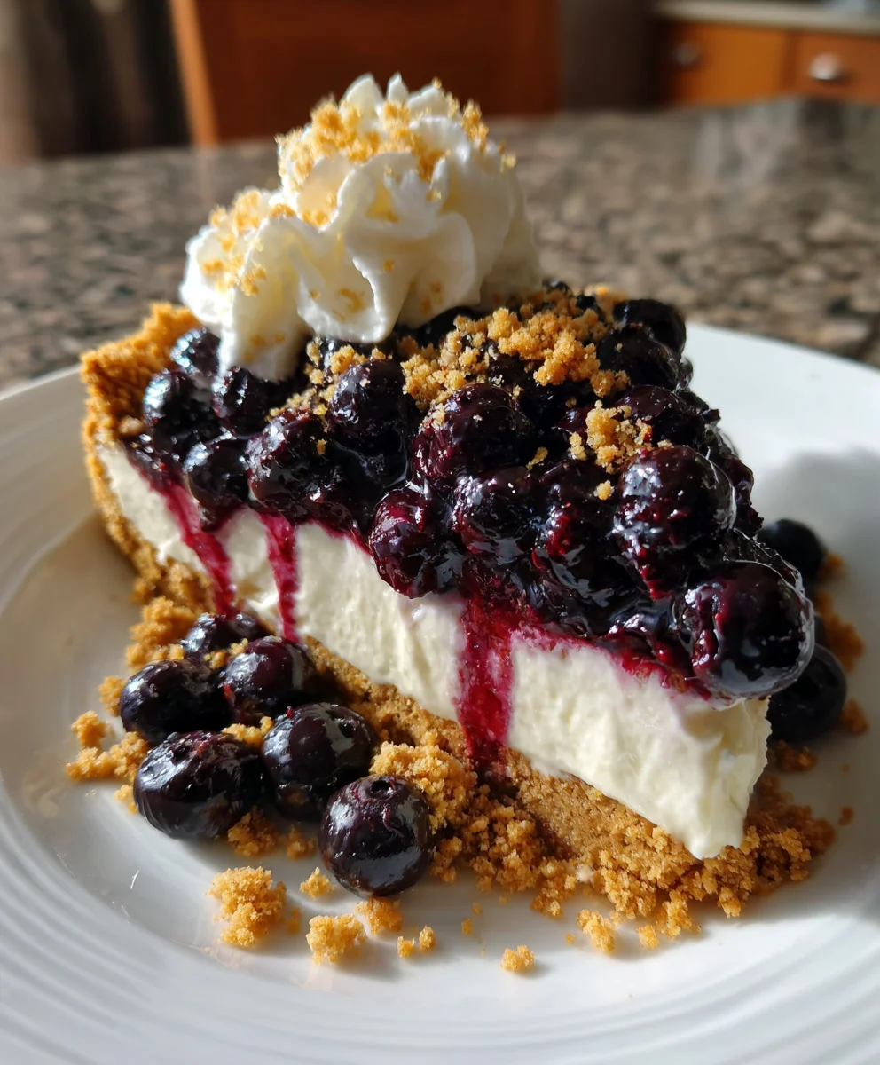 Blueberry Crumble Cheesecake Pie – Creamy, Fruity & Perfectly Crumbly Bliss!