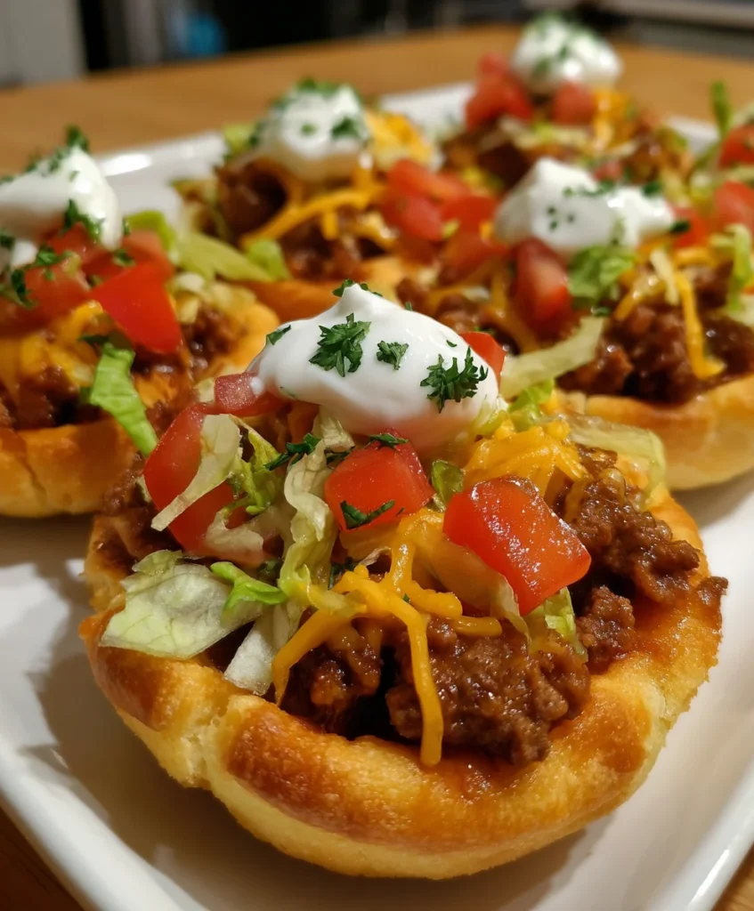 Cheesy Taco Cups Snack Bake – Crispy, Cheesy & Loaded with Fiery Fiesta Flavor!