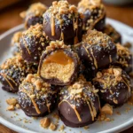 Chocolate Peanut Butter Snowballs – Rich, Creamy & Perfectly Festive!
