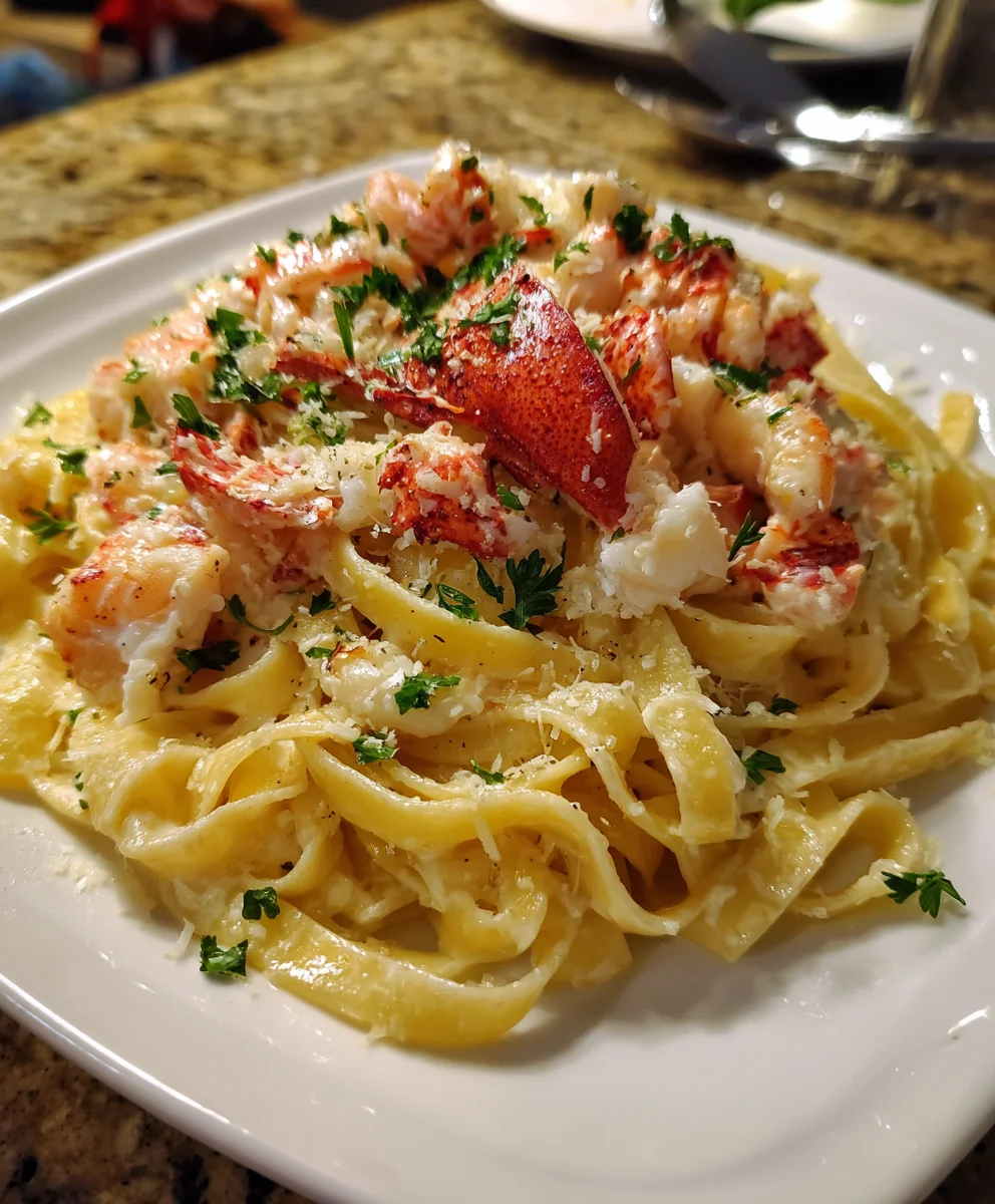 Cajun Seafood Alfredo with Lobster and Crab – Creamy, Spicy & Pure Luxury on a Plate!