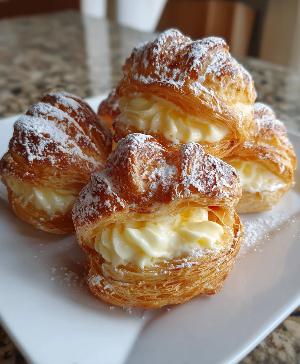 Vanilla Custard Cannoncini – Crispy, Creamy & Italian Bakery Perfection!