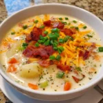 Creamy Bacon Potato Soup – Cozy, Hearty & Loaded with Comfort!
