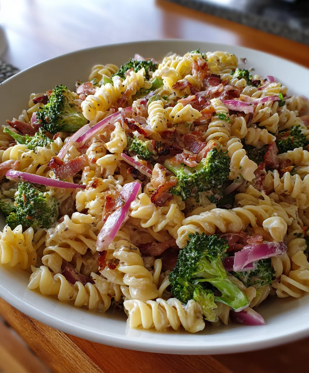 Tasty Broccoli Pasta Salad – Fresh, Crunchy & Creamy All in One Bite!