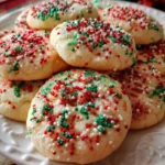 Christmas Sprinkle Sugar Cookies – Soft, Buttery & Bursting with Holiday Cheer!