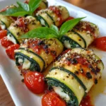 Vegan Zucchini Spinach Rollatini – Light, Creamy & Plant-Based Perfection!