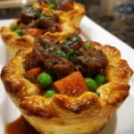 Savory Irish Beef & Sweet Potato Mini Pies – Hearty, Cozy & Comfort Baked into Every Bite!