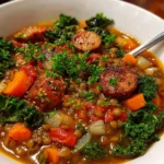 Sausage and Lentil Soup – Hearty, Cozy & Packed with Comfort!