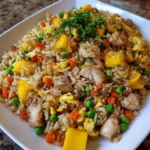 Mango Chicken Fried Rice – Sweet, Savory & Bursting with Tropical Flavor!