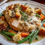 Slow Cooker Chicken Stuffing – Cozy, Creamy & Effortlessly Comforting!
