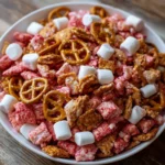 Strawberry Pretzel Marshmallow Treats – Sweet, Salty & Perfectly Chewy!