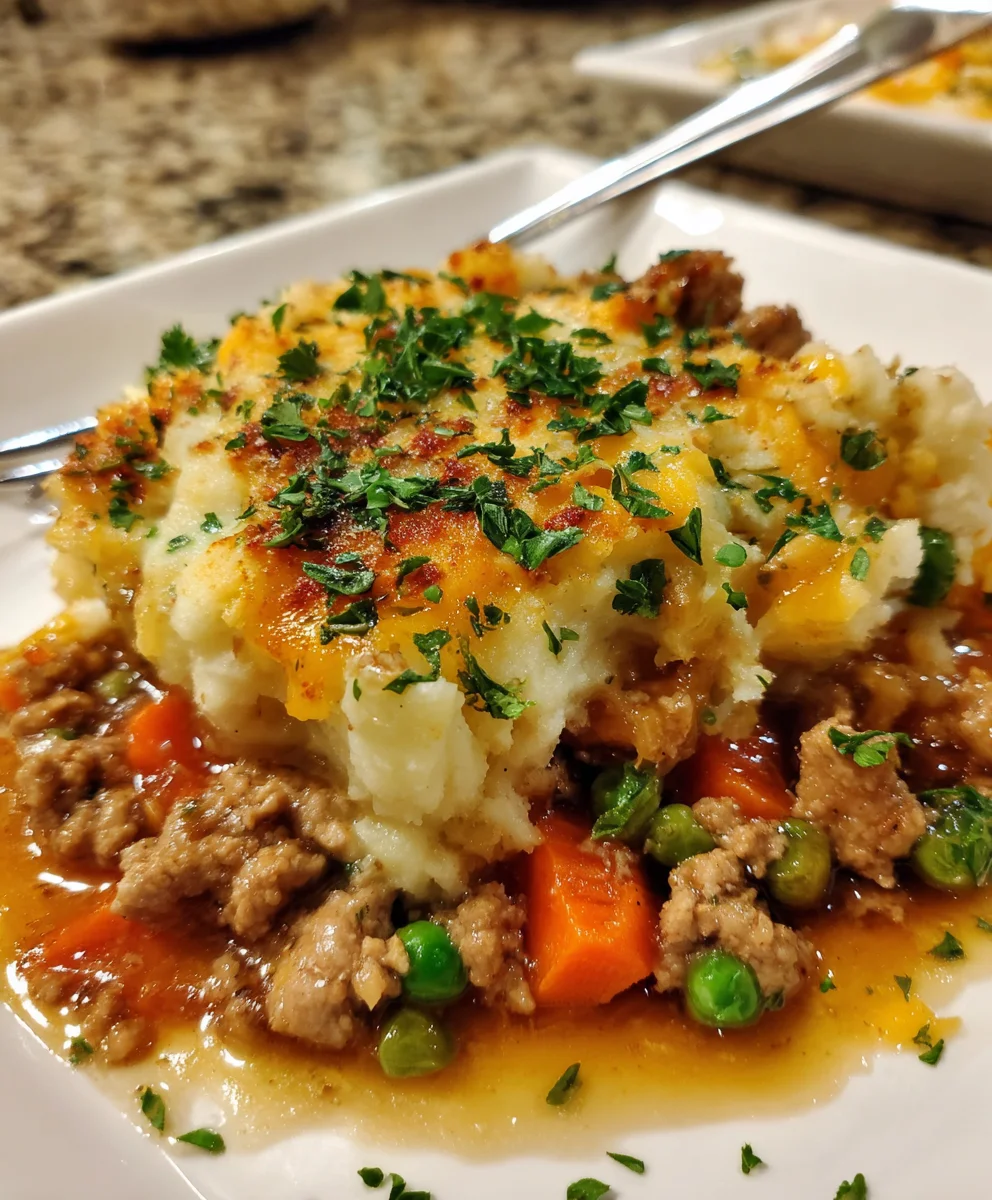 Ground Chicken Skillet Shepherd’s Pie – Cozy, Creamy & Comfort Food Made Easy!