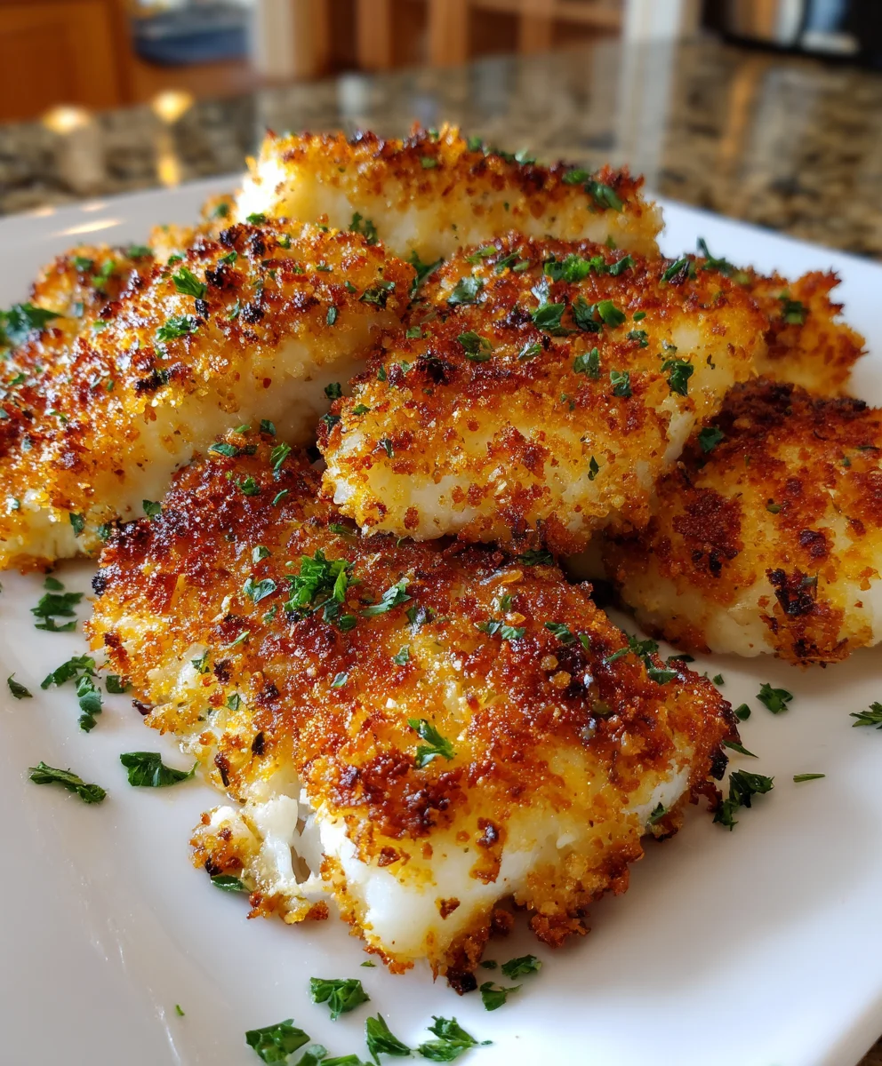 Crispy Air Fryer Parmesan Cod – Light, Golden & Incredibly Flavorful!