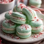 Peppermint Macarons – Delicate, Festive & Filled with Holiday Magic!