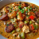 Cajun White Chicken Chili – Creamy, Spicy & Packed with Bold Southern Flavor