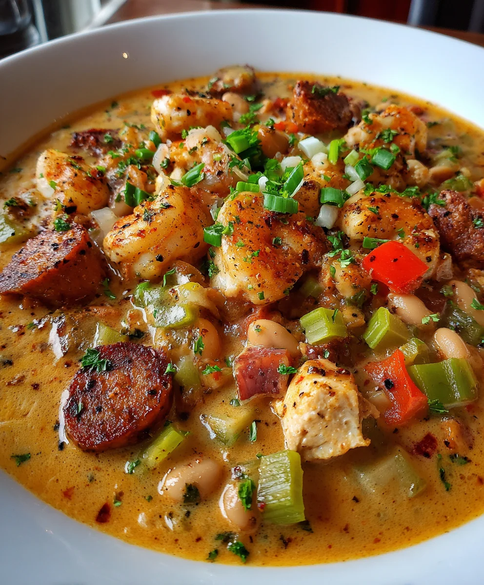 Cajun White Chicken Chili – Creamy, Spicy & Packed with Bold Southern Flavor