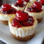 Cherry Cheesecake Cupcake Bites – Creamy, Tangy & Perfectly Pop-able!