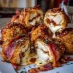 Buffalo Chicken Bacon Mozzarella Bombs – Spicy, Cheesy & Totally Irresistible!