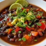 Slow Cooker Black Bean Soup – Hearty, Cozy & Packed with Flavor!