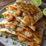 Shrimp Quesadilla with Melty Cheese – Crispy, Cheesy & Packed with Flavor!