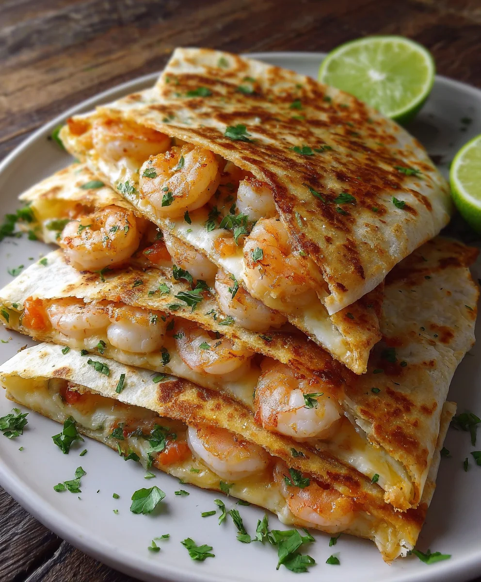 Shrimp Quesadilla with Melty Cheese – Crispy, Cheesy & Packed with Flavor!