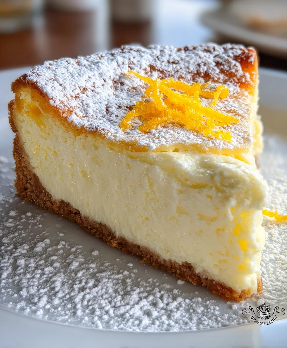 Sicilian Ricotta Cheesecake – Light, Creamy & Elegantly Italian!