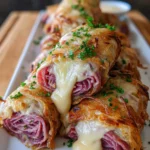 Keto Crispy Reuben Roll-Ups – Crunchy, Cheesy & Low-Carb Delicious!