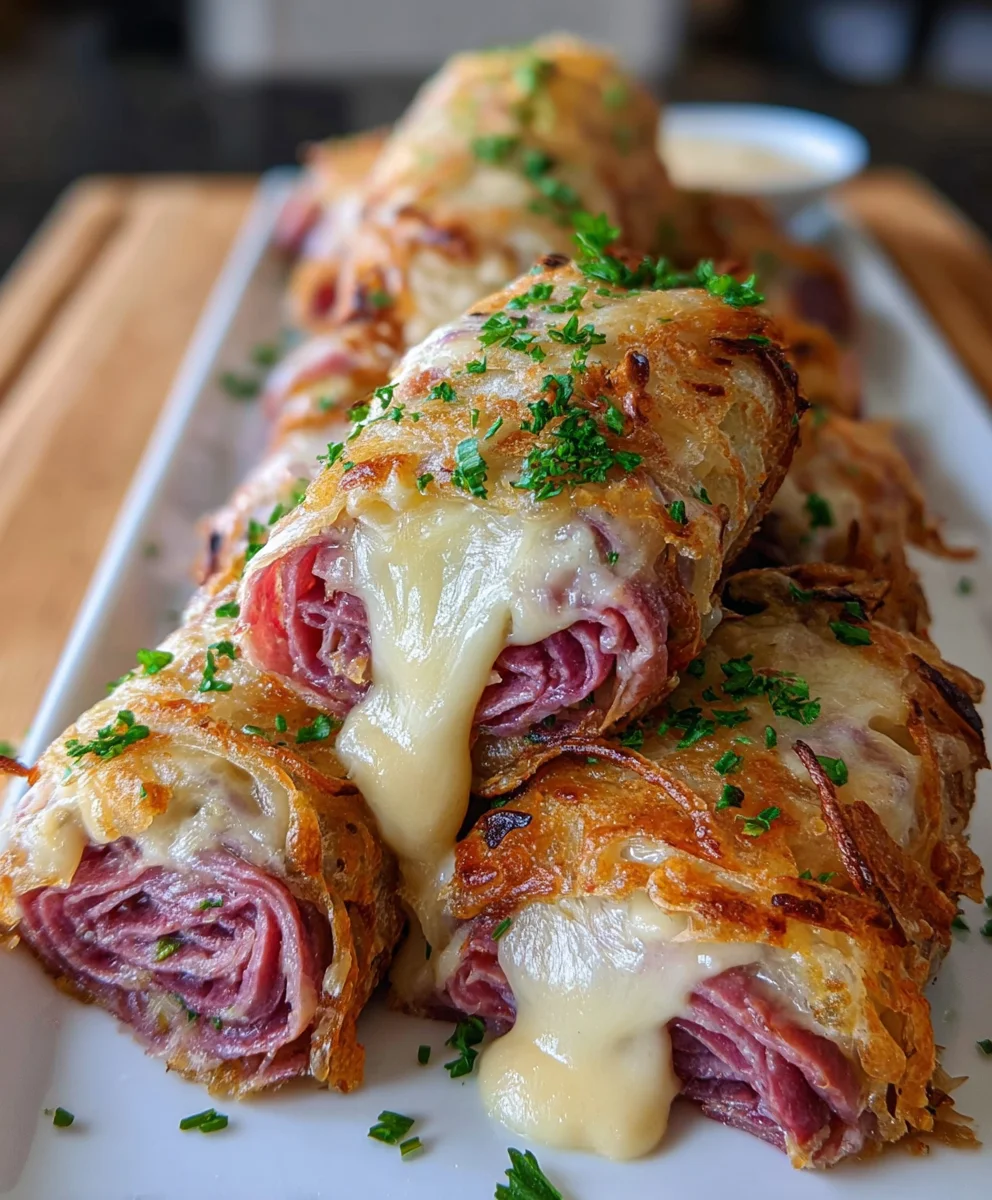 Keto Crispy Reuben Roll-Ups – Crunchy, Cheesy & Low-Carb Delicious!