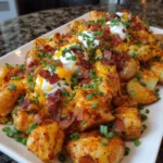 Cajun Chicken Loaded Potato Bake – Spicy, Cheesy & Comfort-Food Heaven!
