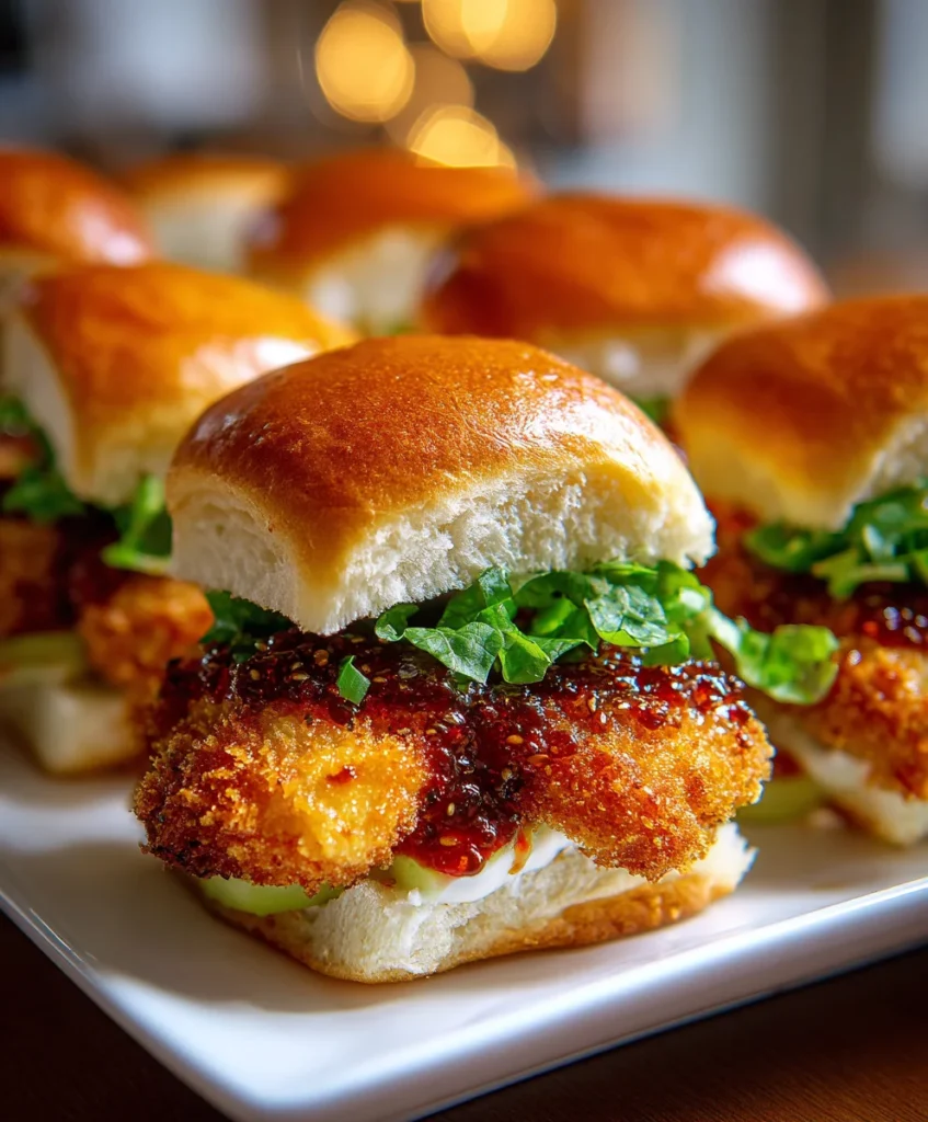 Chicken Bang Bang Sliders – Crispy, Saucy & Crowd-Pleaser Perfect!