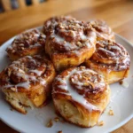Gooey Almond Croissant Cinnamon Rolls – Flaky, Buttery & Decadently Sweet