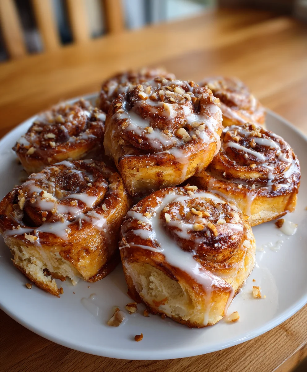 Gooey Almond Croissant Cinnamon Rolls – Flaky, Buttery & Decadently Sweet