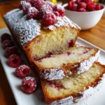 Lemon Raspberry Loaf – Bright, Moist & Bursting with Fresh Flavor!
