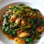 Spinach and White Beans – Simple, Savory & Comfortingly Wholesome!